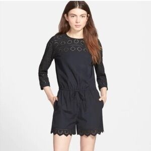 Madewell Black Eyelet Bistro Romper
Size 0